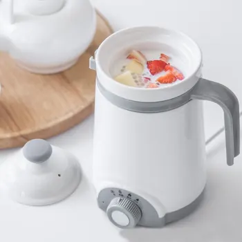 

Mini Electric Kettle Boiler Ceramics Soup Stew Porridge Slow Cooker Milk Heater Hot Water Heating Cup Health Pot Health Cup new