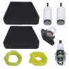 Air Fuel Filter Line Spark Plug wPrimer Bulb Kit For Poulan Craftsman Chainsaw Spare Tool Part 530037793 бензопила 2