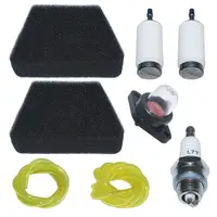 Air Fuel Filter Line Spark Plug wPrimer Bulb Kit For Poulan Craftsman Chainsaw Spare Tool Part 530037793 бензопила 2
