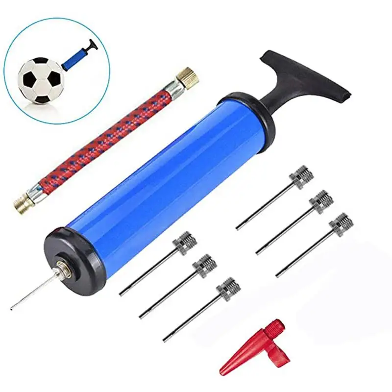 10" Portable Hand Ball Pump Air Inflator for Basketball Football Needle Fitness 10" Portable Hand Ball Pump Air Inflator for Basketball Football Needle Fitness