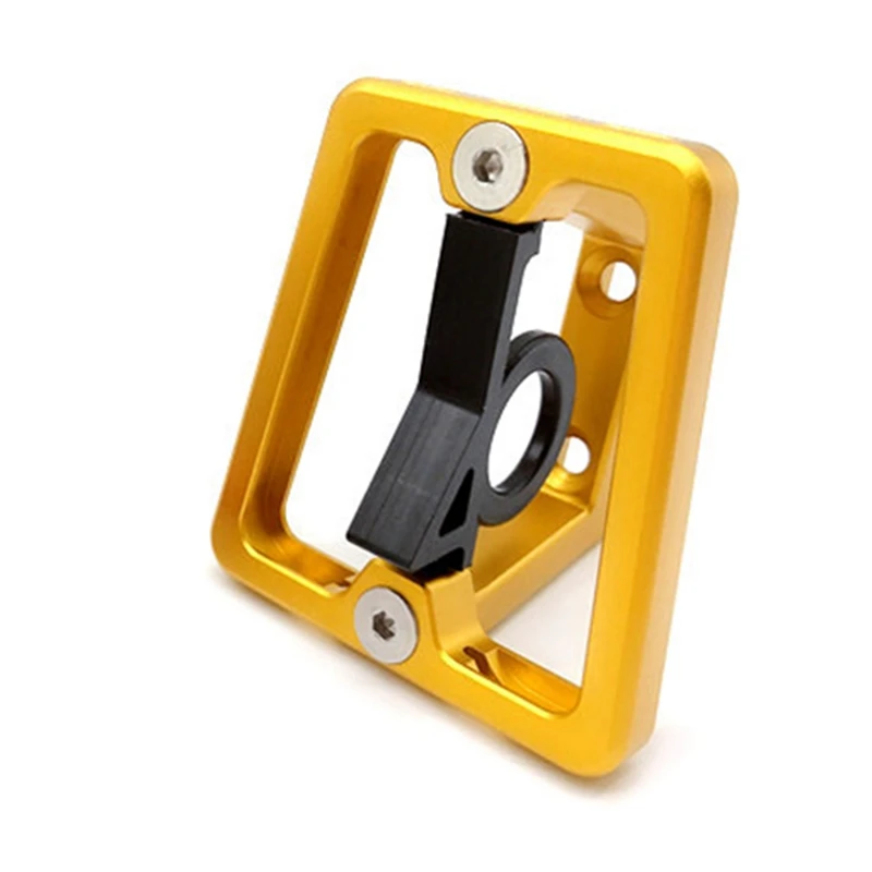 for Brompton Front Carrier Block Folding Bike Bag Bracket Holder Aluminum Alloy 68.5G Bicycle Accessories-Gold | Спорт и развлечения