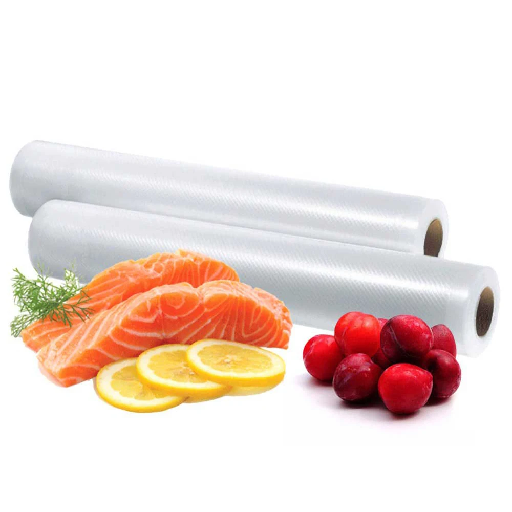 

Nylon PE Food Vacuum Bag Storage Bags For Vacuum Sealer Vacuum Packaging Rolls Smooth Food Fruit and Vegetable Cling Film