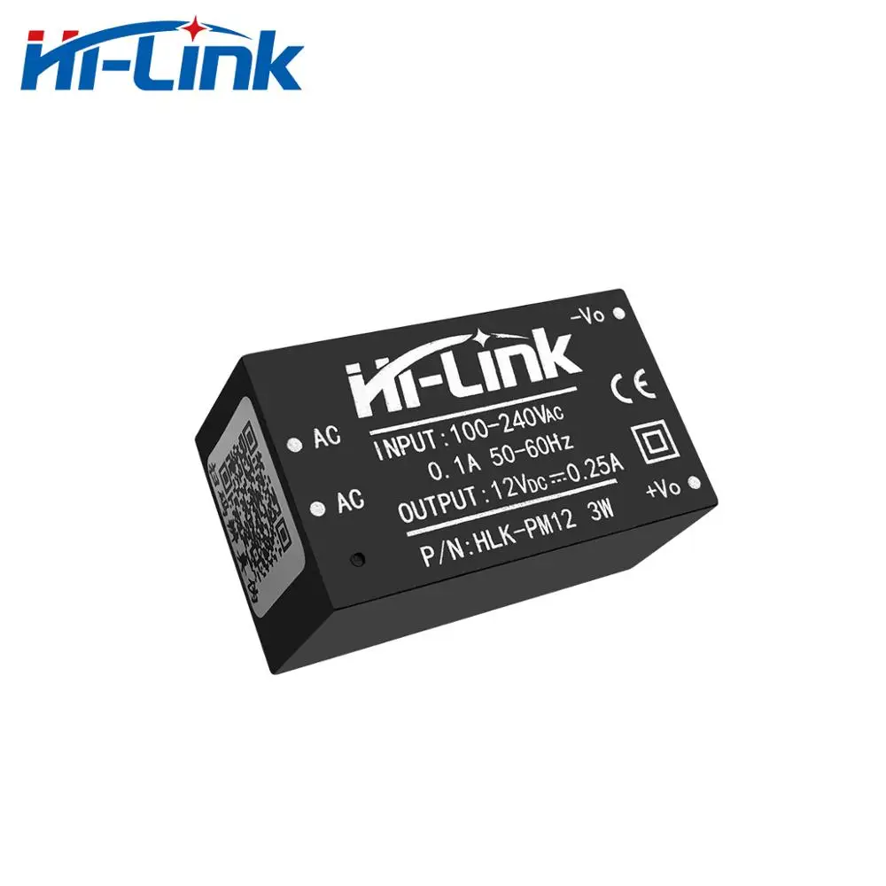 

Free Ship 4pcs HLK-PM12 220V 12V 250mA 3W AC DC Power Converter Module CE RoHs