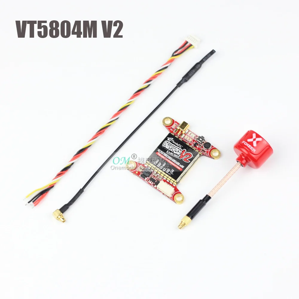 

PandaRC VT5804M V2 image Transmitter With wheat 0mW-600mW 48CH support OSD adjust for DIY for RC Racing Drone Quadcopter