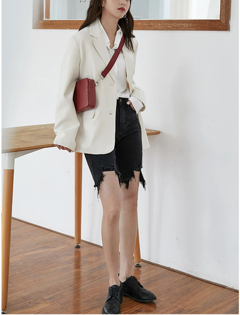 Genayooa офисный Женский блейзер Feminino Slim Fit женские блейзеры и куртки тонкая женская куртка черный блейзер Mujer Повседневная