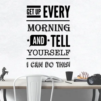 

Diy sentence Home Decor Vinyl Wall Stickers for Living Room Company School Office Decoration Mural Poster