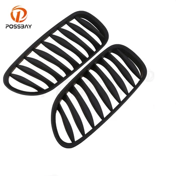 

POSSBAY 1 Set Racing Grills Fit for BMW Z4 Coupe E86 2006-2009 Matte Black Front Grille Kidnery Grills Auto Exterior Accessories
