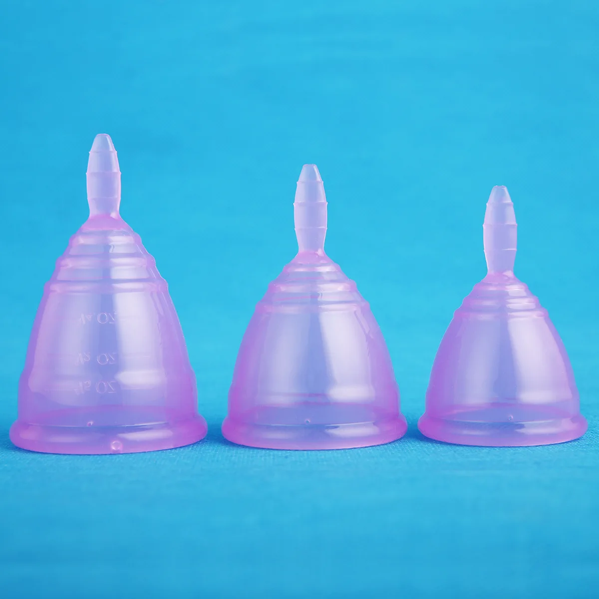 1pcs of Medical grade silicone Vaginal Menstrual Cup Set for feminine hygiene Sterilizer reusable lady menstrual collector cup