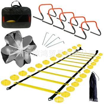 

Ladder Set biao zhi die Drag Chute Tension Band Adjustable Hurdle Football Training Equipment Set