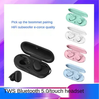 

NEW DT-7 TWS Bluetooth 5.0 Earphones Wireless Headphone 9D Stereo Sports Waterproof Earbuds Headsets With Microphone