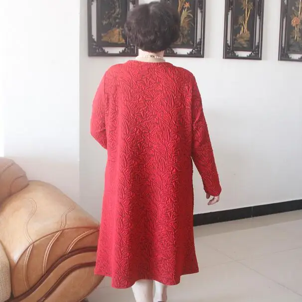 Winter Spring Velvet Dress Women Plus Size Full Sleeve Midi Robe Harajuku Dresses Elegant Chinese Clothes Vestido DC564