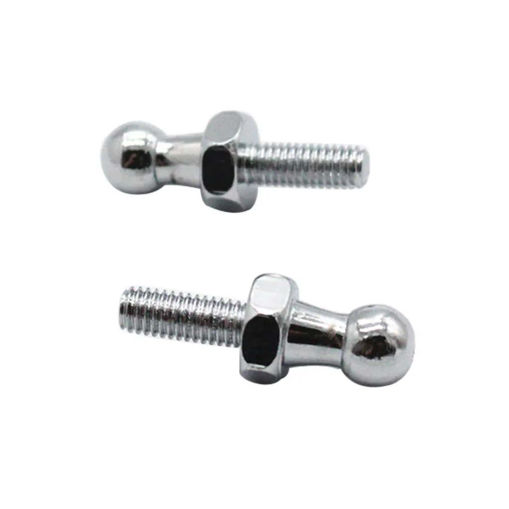 `CARPIRE Nuts&Bolts 2Pcs 10mm Ball Stud Bolt M6 For Gas Struts Ball Ended Bolt Bonnet Auto Replacement Parts