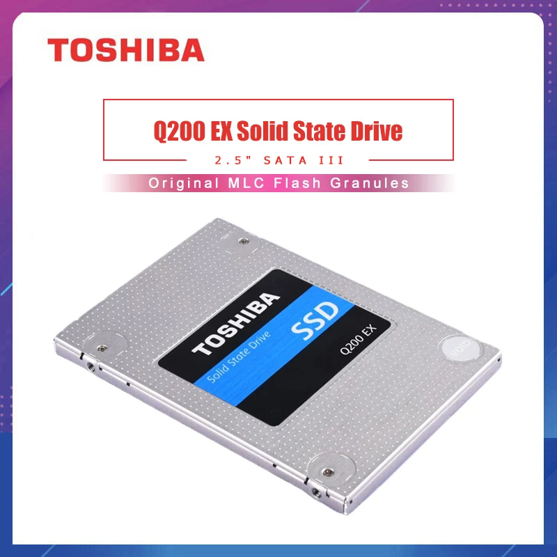 

Original TOSHIBA Built-in solid state drive Q200EX 240G MLC Hard Drive Disk 2.5" SATA 3 SSD Internal High Speed Cache for Laptop