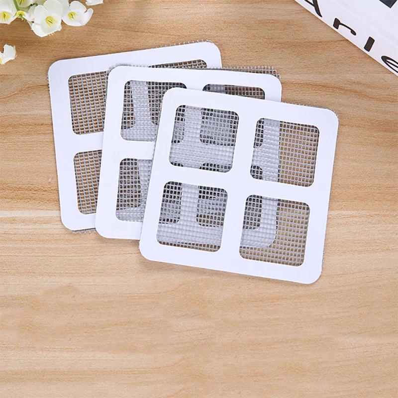 

3pcs Fix Net Adhesive Anti Mosquito Fly Bug Insect Repair Screen Wall Patch Stickers Mesh Window Door Screen Window Home