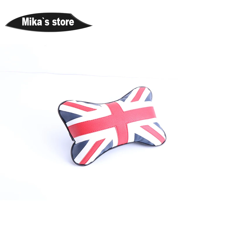 Автомобильная подушка для шеи Union Jack загрузочный кожаный подголовник мягкая
