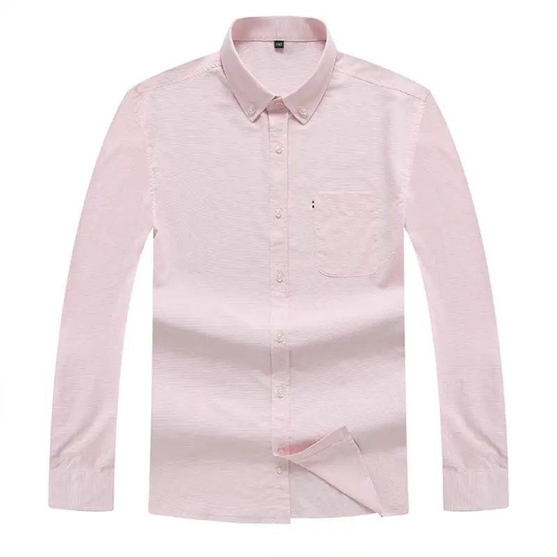 10XL 8XL 6XL осень и зима новая британская Однотонная рубашка мужская с длинными рукавами дикие Блузы больших размеров M-5XL - Цвет: 1
