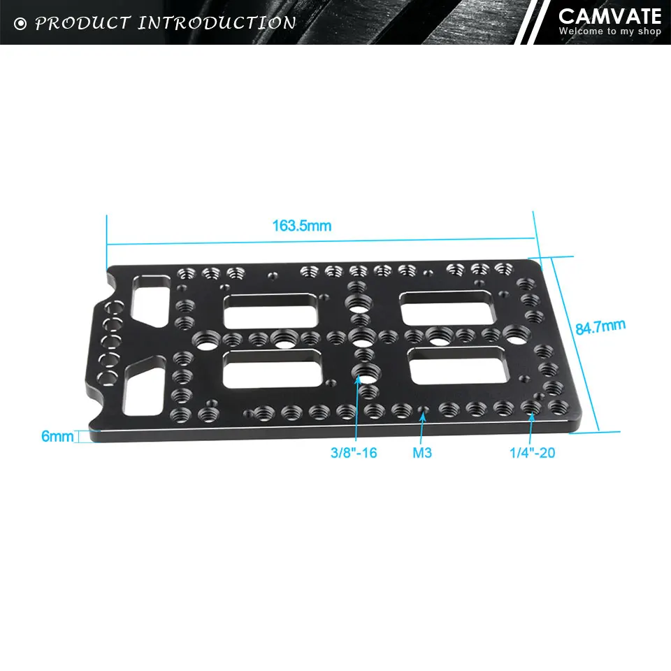 Multifunctional Battery Plate/Mounting Cheese Plate With Standard 15mm Single Ro
