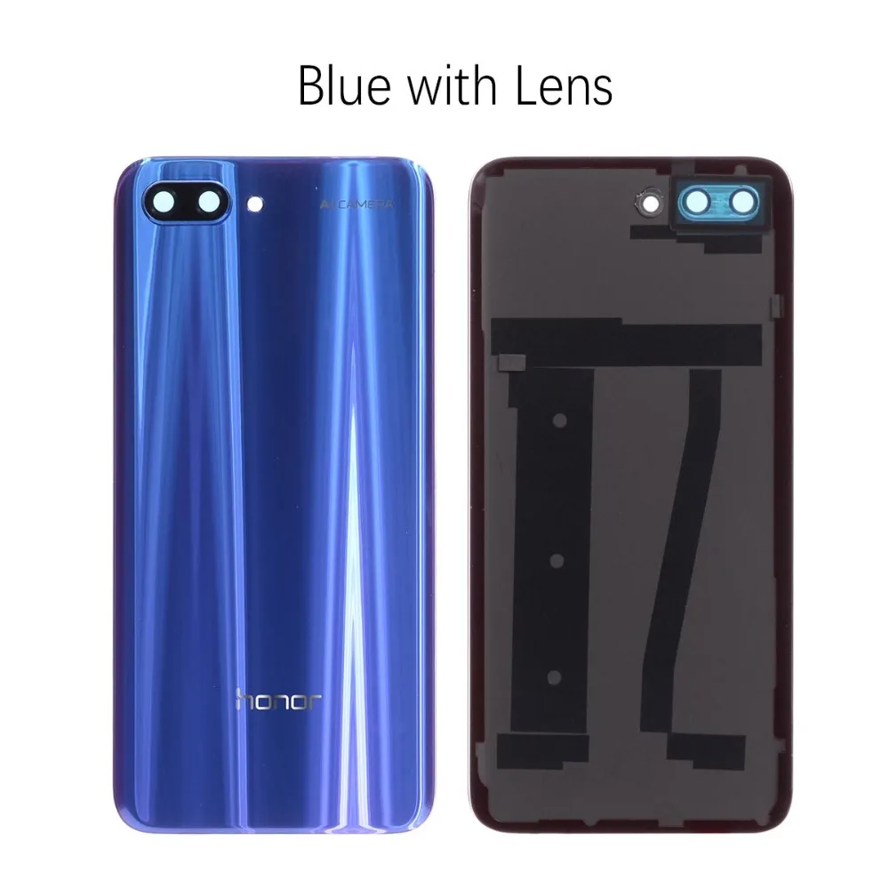 Стеклянный корпус для huawei honor 10 крышка батареи с объективом камеры для honor 10 задняя крышка Запасные части