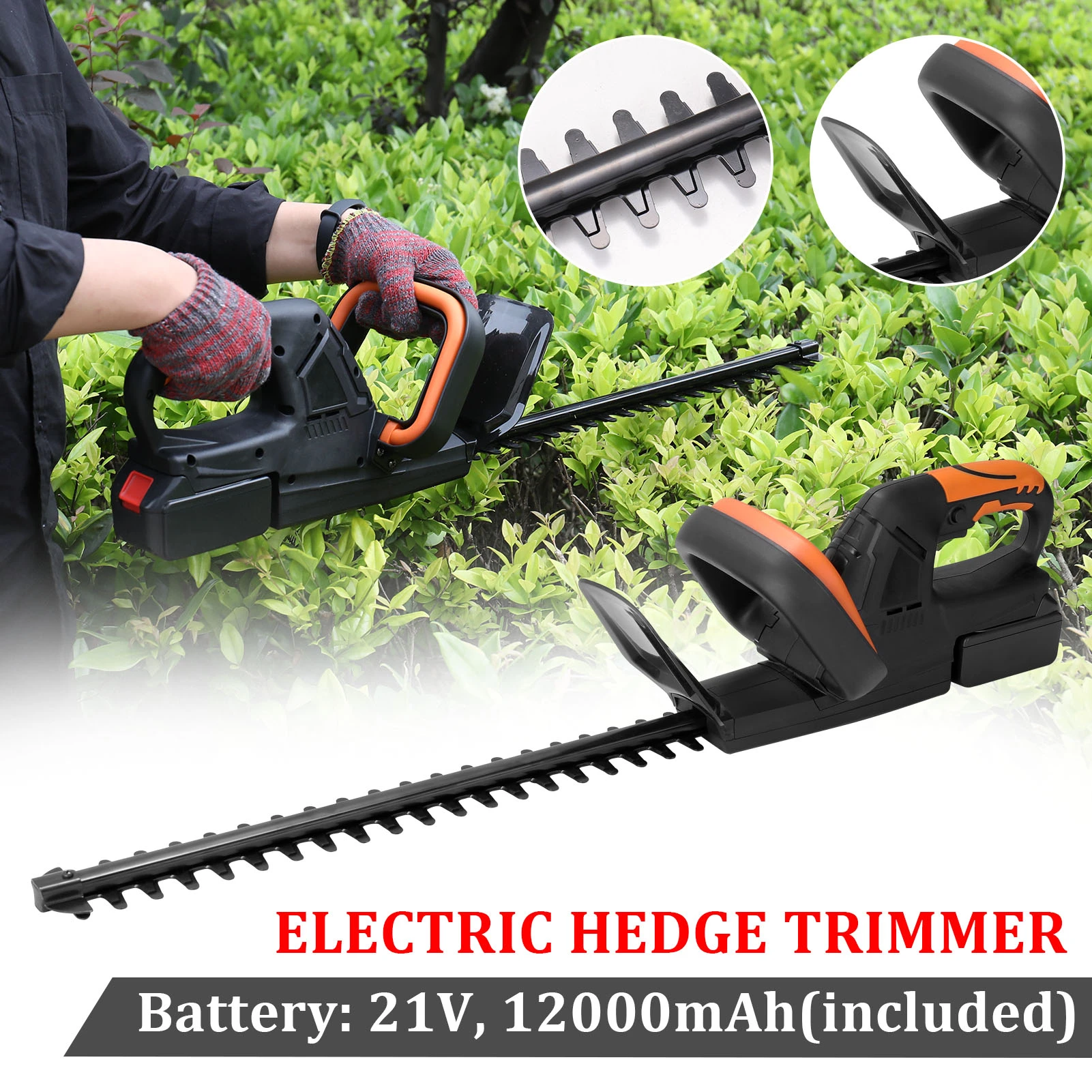 sterk aankleden Thermisch Elektrische Heggenschaar Machine Cordless Snoeischaar Bush Cutter  Oplaadbare Batterij Tak Snoeischaar Tuin Hedge Trimmen|Heggenschaar| -  AliExpress