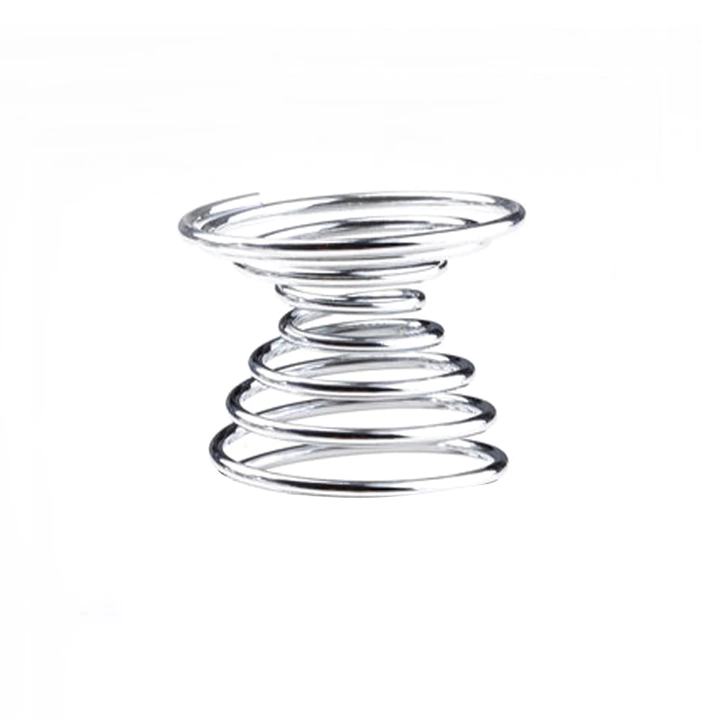 Egg Holder Metal Egg Cup Spiral Kitchen Breakfast Cooking Tool Eggs Spring Holder Kitchen Gadgets Cooking Cup 1/5pcs