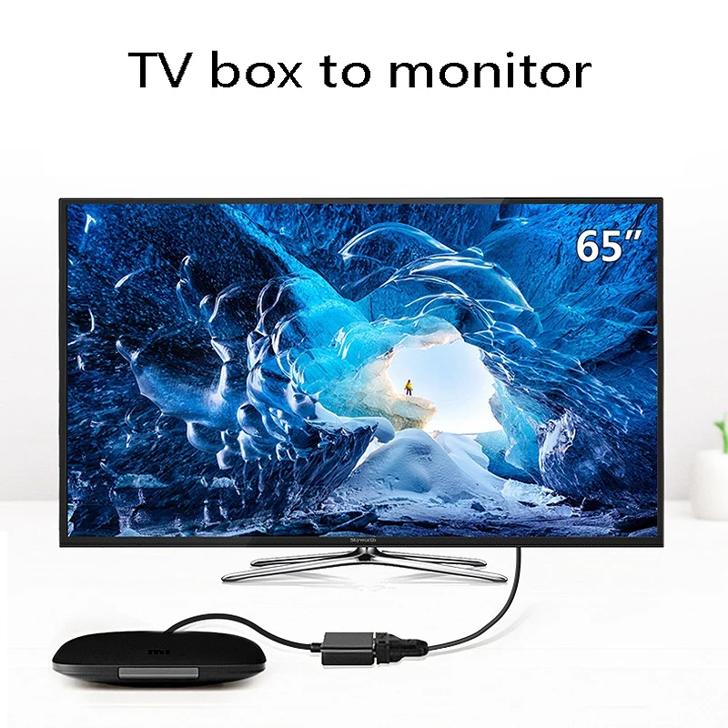 VEGGIEG HDMI в VGA с аудио питания HDMI в VGA адаптер HDMI в VGA кабель