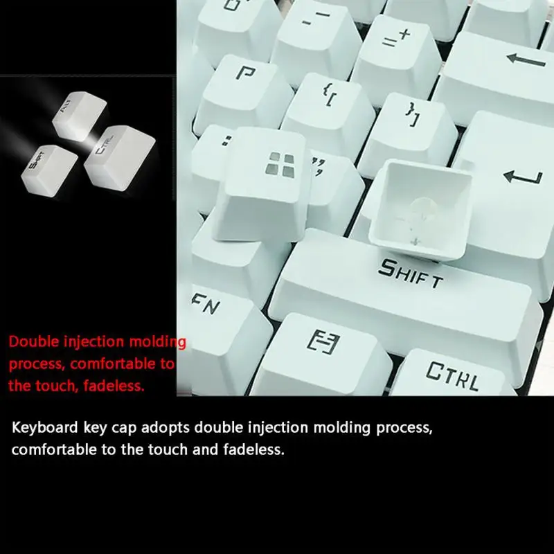 4 шт подсветка механическая клавиатура гарнитура с подсветкой игровая мышь Эргономичный коврик настольный водонепроницаемый набор компьютерных аксессуаров