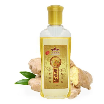 

Essential Oils For Ginger Body Massage Oil Pure Essential Oils Relieve Stress for Organic Body Massage Relax Skin Care 180ml