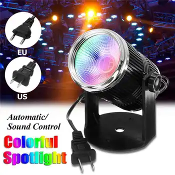 

RGB COB LED Par Lamp Ball Projector Stage Lighting Spotlight Parties Lamp Mini DJ Club Disco KTV Party Bar AC85-265V
