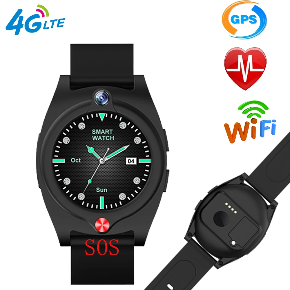 PROD 1005001588416012 NEW 4G Elder Smart Watch G52 Heart Rate Blood
Pressure Kids SOS Voice chat video call Alarm Clock Camera Outdoor GPS
Track Watch