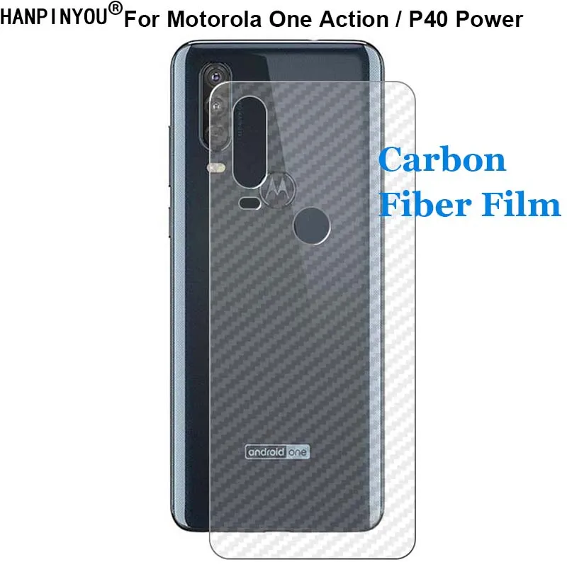 Прочная защитная 3d-пленка для Motorola One Action / Moto P40 не оставляющая отпечатков пальцев