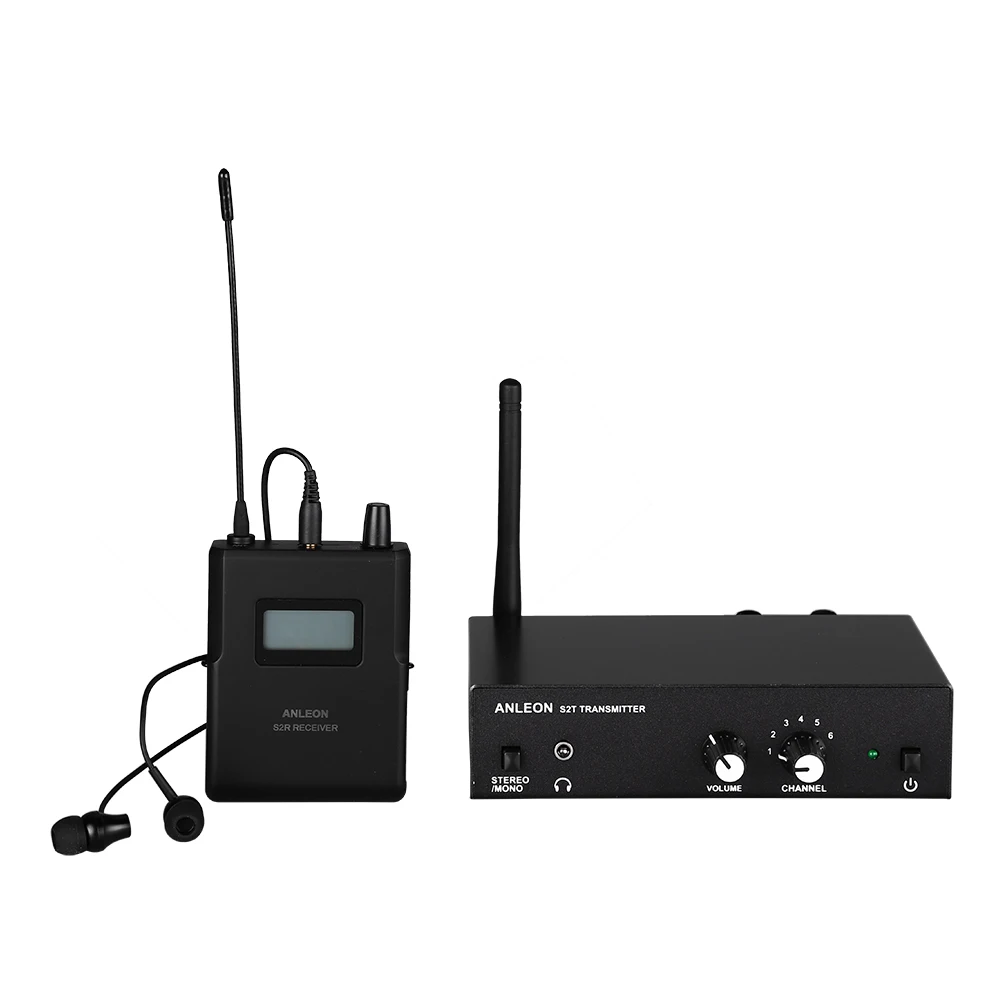 Système de surveillance stéréo S2 ANLEON sans fil avec écouteurs intra-auriculaires 1 Receiver