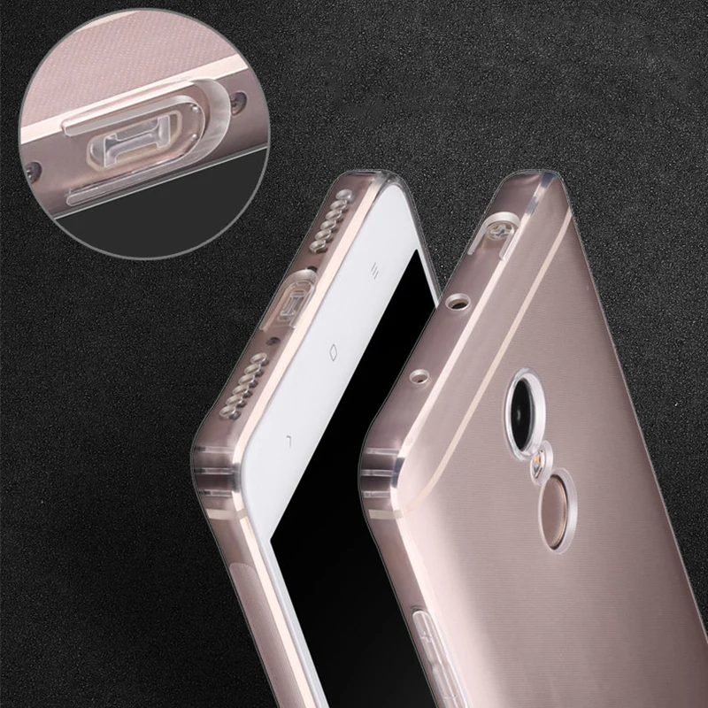 Ultra Clear silicone Cases For Xiaomi Redmi Note 4 4X Pro Global Version Soft Transparent Back Cover TPU Case |