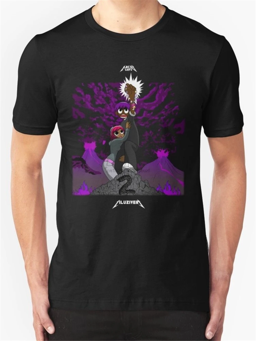 Мужская футболка Luv Is Rage 2 черная с цифровым принтом #39S | одежда