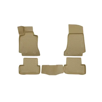 

3D mats in salon Mercedes-Benz C-Class W205 2014->, 4 pc (Poly