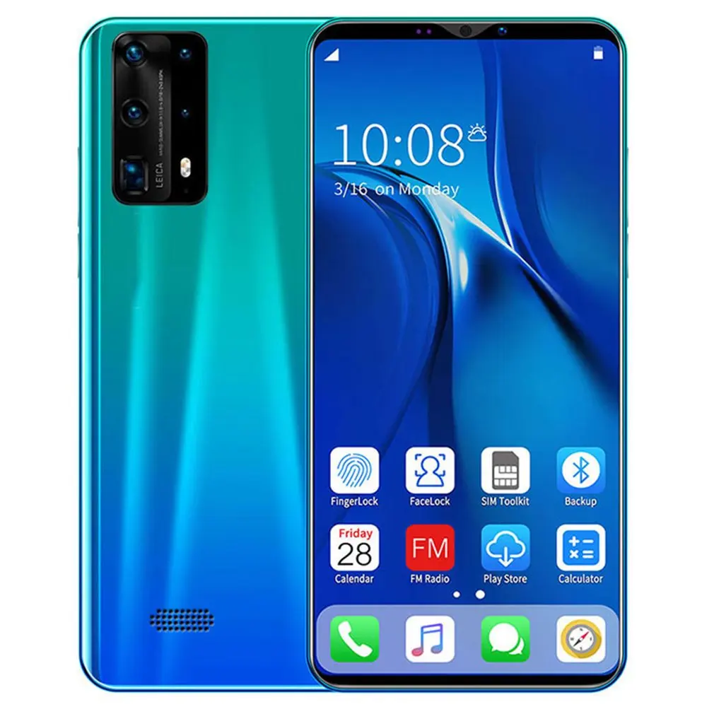 US $30.69 Dual Core P40 Pro Smartphone 5 Inch Screen Smartphone 512m4g Android