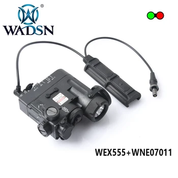 

WADSN Softair DBAL-D2 RED&GREEN LASER Version With Tactical Remote Dual Switch Military Hunting Accessory Airsoft Weapon Lights