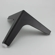 4 шт металлическая ножка для шкафа, черная ножка для шкафа, 10 см/13 см/15 см/17 см фурнитура для мебели