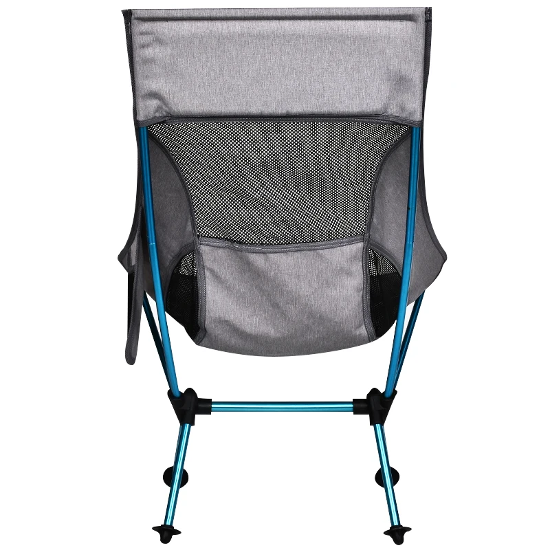 Gray Moon Chair 1200g Fishing Camping Folding Hiking Seat with Pocket Ultralight Chair Outdoor Furniture Camping Chair