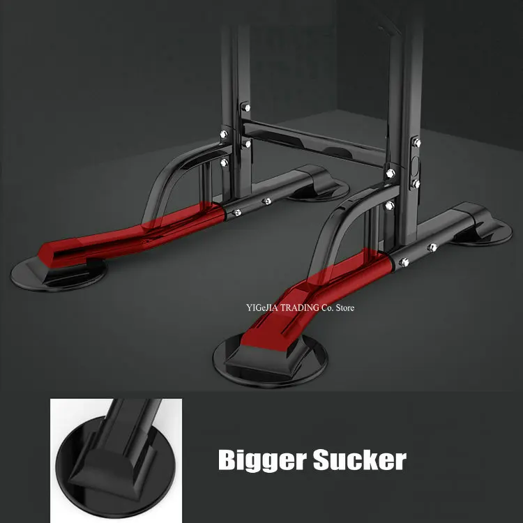US $177.64 Adjustable Height Pull Up amp Dip Station MultiFunctional Home Strength Training Fitness Workout Station