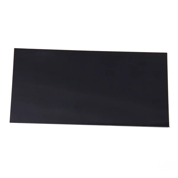3pcs Black ABS Guitar Pickguard Material Veneer shell sheet 1 ply Blank 20x10cm
