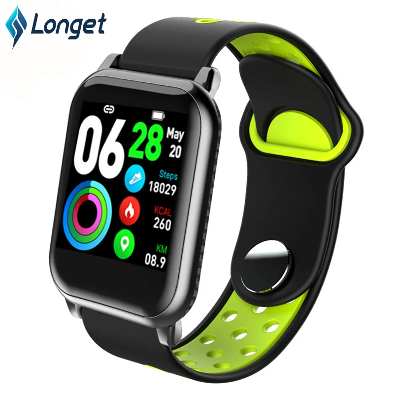 

Longet Smart Band KY11 Blood Oxygen Waterproof Fitness Tracker Sleep Monitor Music Control Bluetooth Smart Bracelet Watch Black