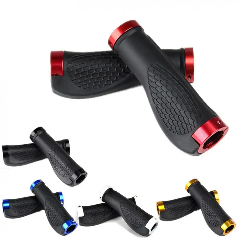 

1 Pair MTB Mountain Bike Bicycle Grip Ergonomic Rubber Bike Handle Grips Cycling Riding Bicycle Handlebars Grips