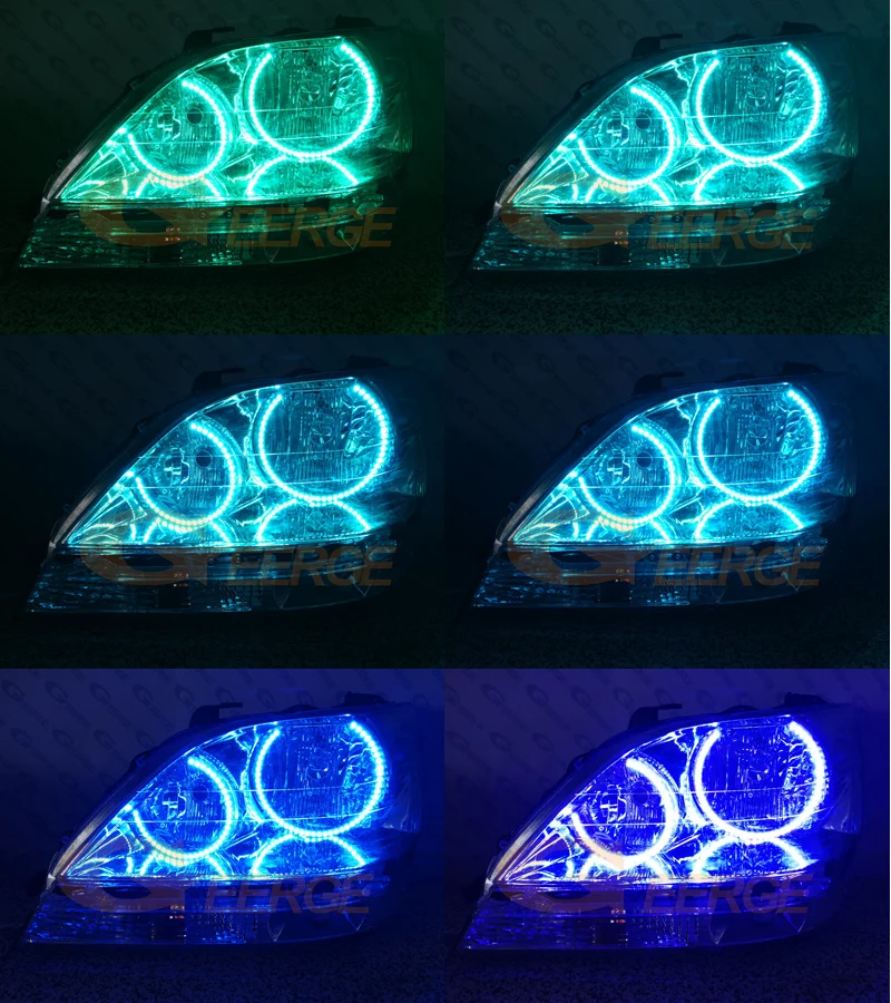 Для Toyota Harrier 1997 1998 1999 2000 2001 2002 2003 RF remote Bluetooth APP многоцветный ультра яркий RGB