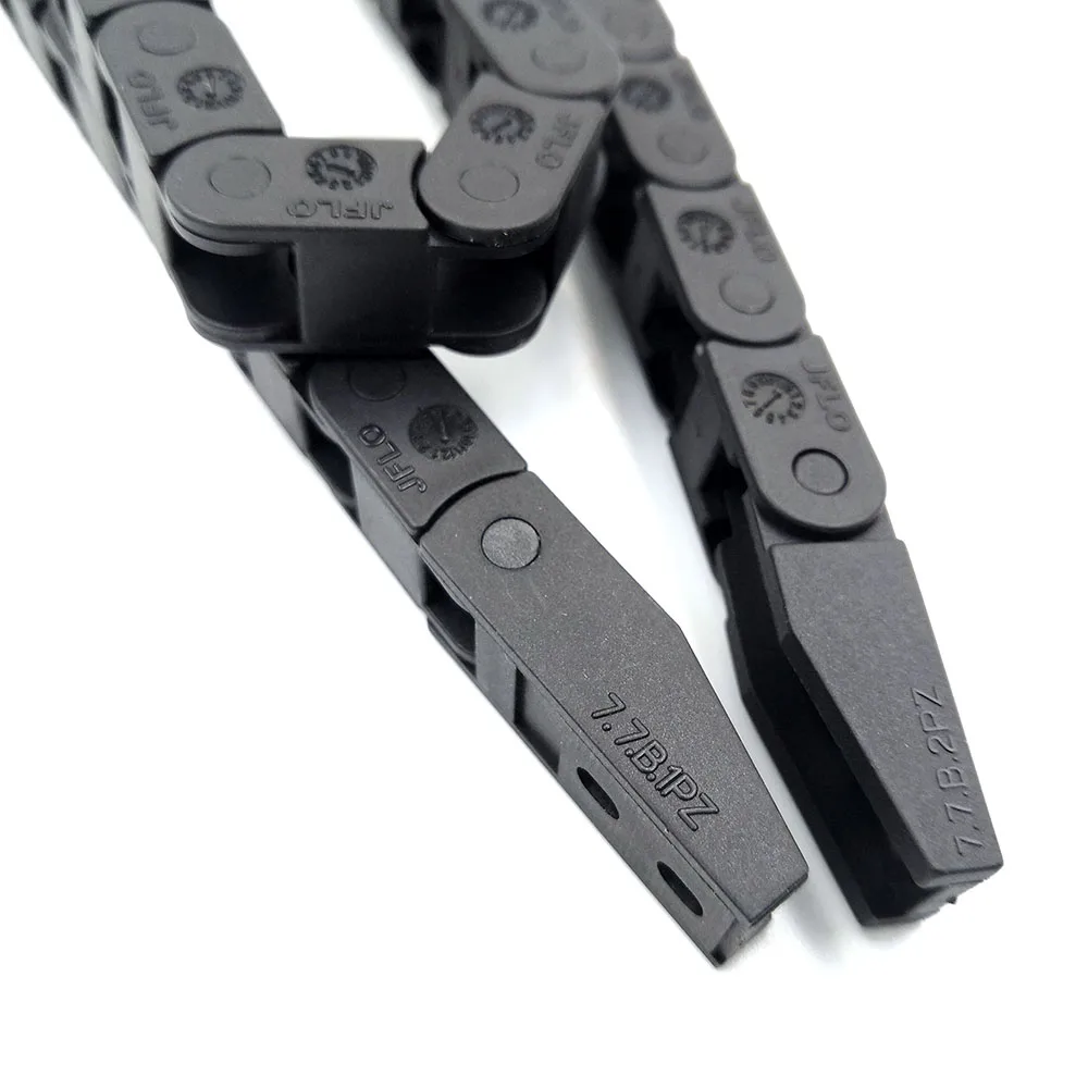 JFLO 7x7mm 1 Meter Drag Chain Cable Wire Carrier With End Connectors For 3D Printer Parts Plastic Transmission Hot