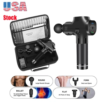 

Hot Sale Massage Gun Massager Body Muscle Vibrating Relaxing Pain Relief Deep Tissue Machine US