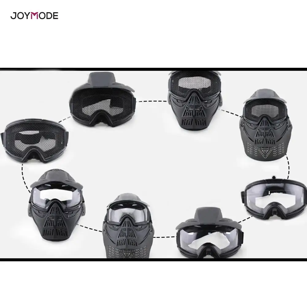 JOYMODE, маска для лица для велоспорта, Вечерние Маски для страйкбола, TPR и PC CS, маска для защиты игры на поле, Вечерние Маски, оборудование для велоспорта