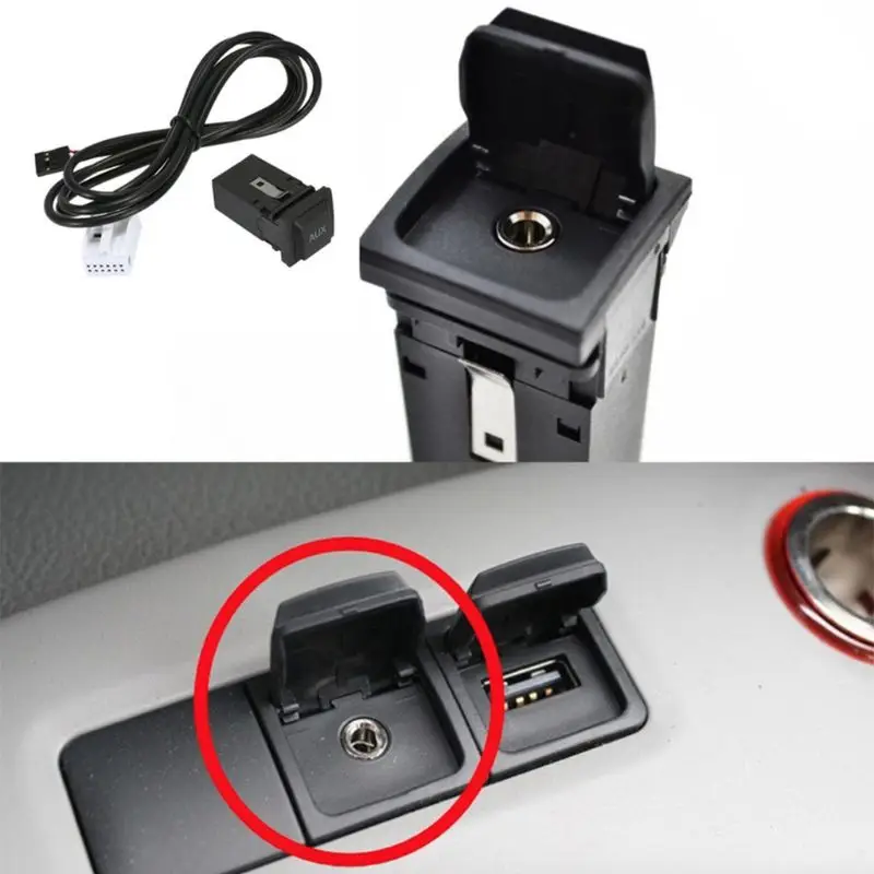 Автомобильный USB AUX аудио переключатель кабель для VW1 Golf GT I R MK6 MK5 Jetta RCD310 RCD510
