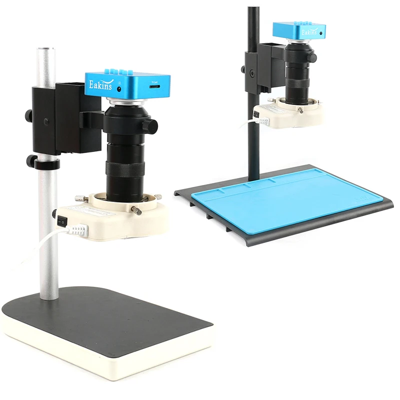 36MP 2K 1080P 60FPS HDMI USB Industrial Digital Microscope Camera 100X Lens 56LED Light PCB Soldering Jewelry Work Tool Set | Инструменты