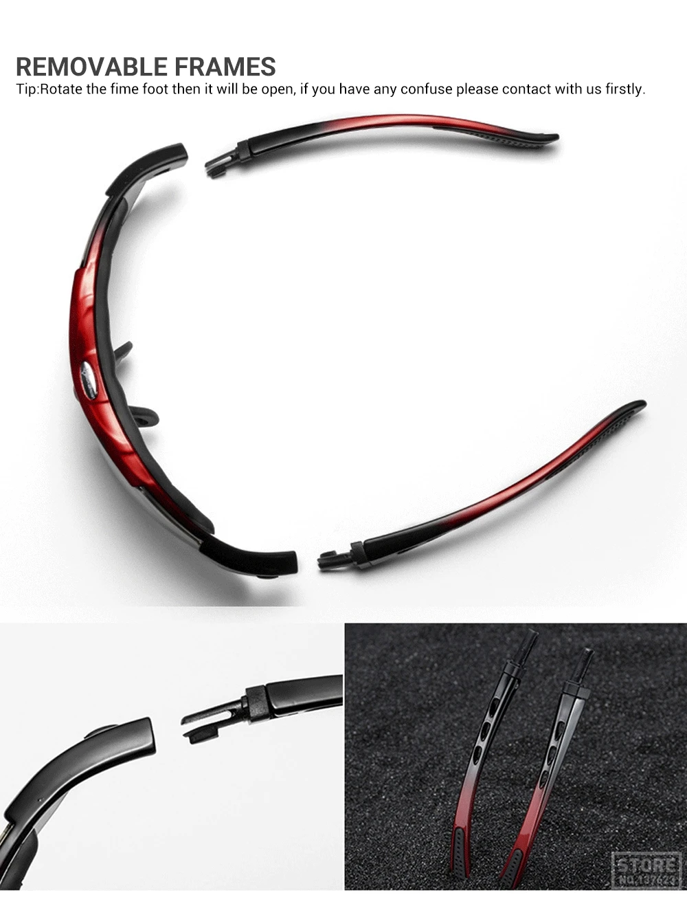 Hot! RockBros Polarized Cycling Glasses Cycling Sunglasses Outdoor Sport Road Bike MTB Mens Glasses TR90 Goggles Eyewear 5 Lens