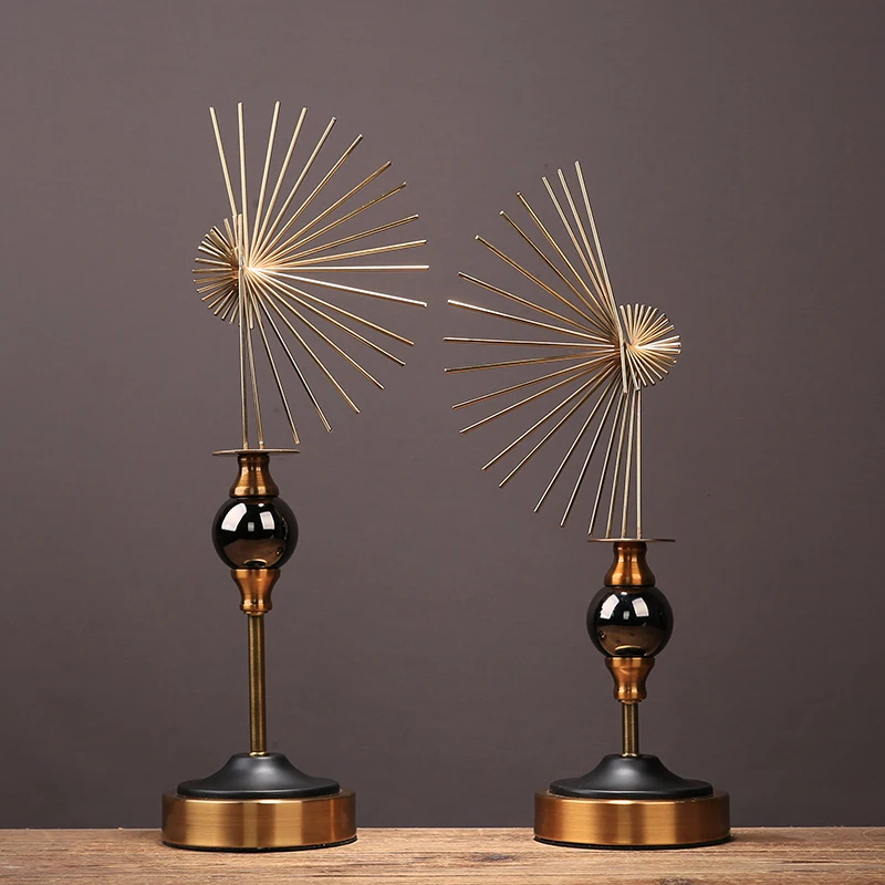 Американское креативное абстрактное украшение из кованого железа домашняя